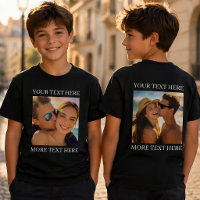 Camisetas Frente e Verso, Foto e Texto Personaliza