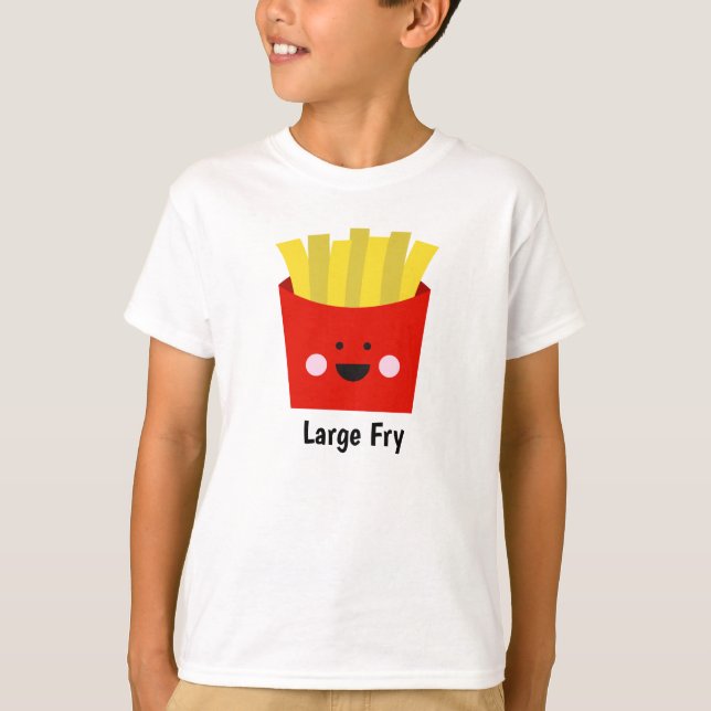 Camisetas fritas fritas grandes (Frente)
