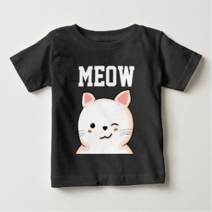 Camisetas GATA MIAU CRIANÇAS BEBÊS