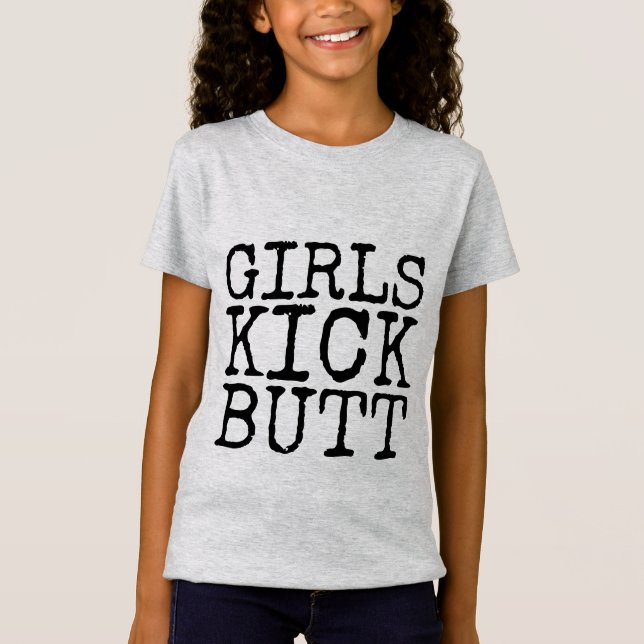 Camisetas GIRLS KICK BUTT (Frente)