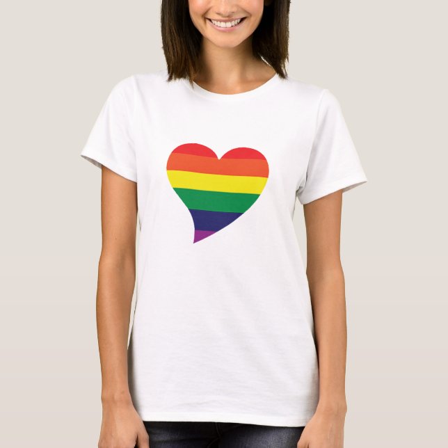 Camisetas gráficas alegres - orgulho Heart_02 (Frente)
