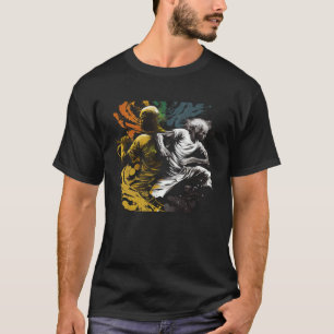 Camisetas Gráficas de Capoeira para Mulheres Homen