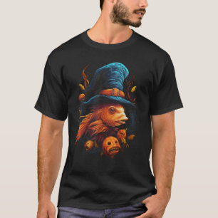 Camisetas Gráficas de Halloween de Peixe Beta para