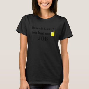 Camisetas Gráficas de Humor no Trabalho Um D E D O
