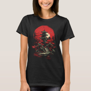 Camisetas Gráficas de Jardim Japonês Arte Japonesa