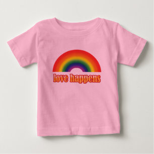 Camisetas gráficas do bebê alegre - orgulho