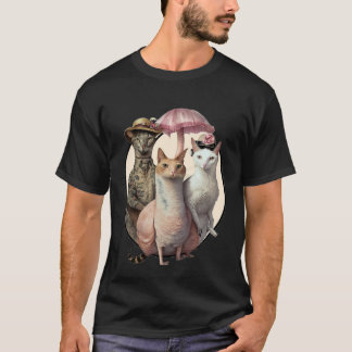 Camisetas Gráficas do Esquadrão de Flamingo de Gat