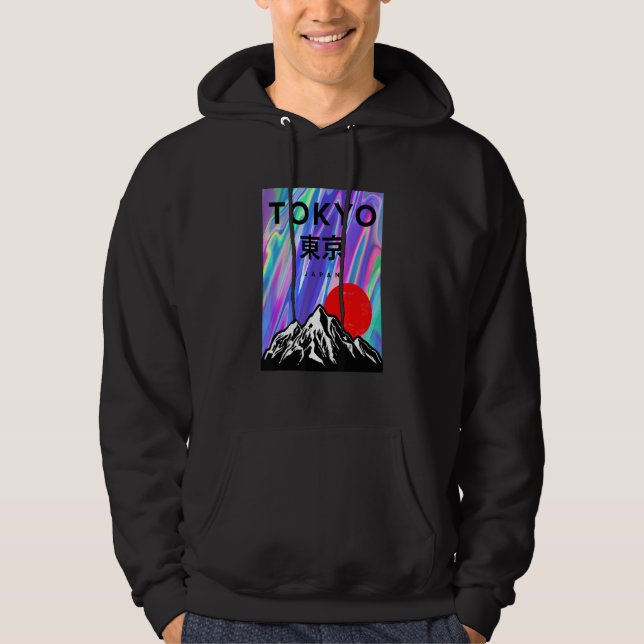Camisetas Gráficas do Estilo do Japão em Tóquio le (Frente)