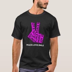 Camisetas Gráficas do Peace Love - Novelty S