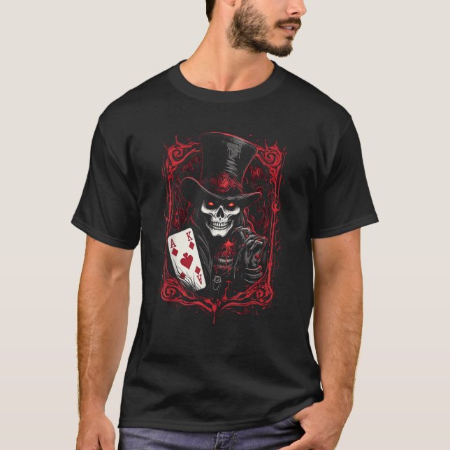 Camisetas Gráficas para Homens da Placa Holloween  (Frente)