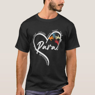 Camisetas Gráficas Paraprofissionais Voltar à Esco