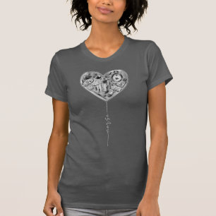 Camisetas Gráficas Retro Preto e Branco de Enferme