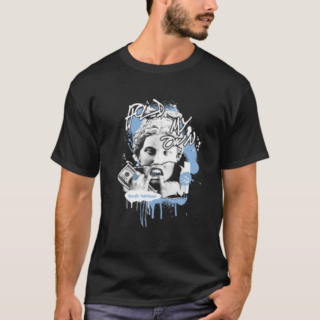 Camisetas Gráficas Seguram Minha Própria Matriz 4  (Frente)