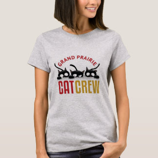 Camisetas grandes do GRUPO do CAT da pradaria