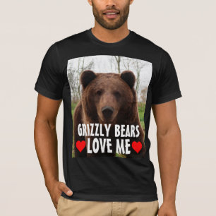 CAMISETAS GRIZZLY BEAR BEARS LOVE ME