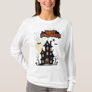camisetas halloween divertidas esqueleto assustado