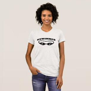 Camisetas Hashtag #nadador para entusiastas da nat