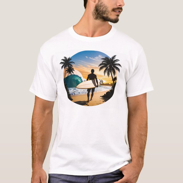 Camisetas HB Surf & Sunsets  (Frente)