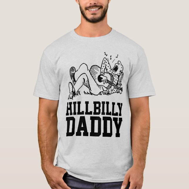 Camisetas HILLBILLY DADDY DAD (Frente)