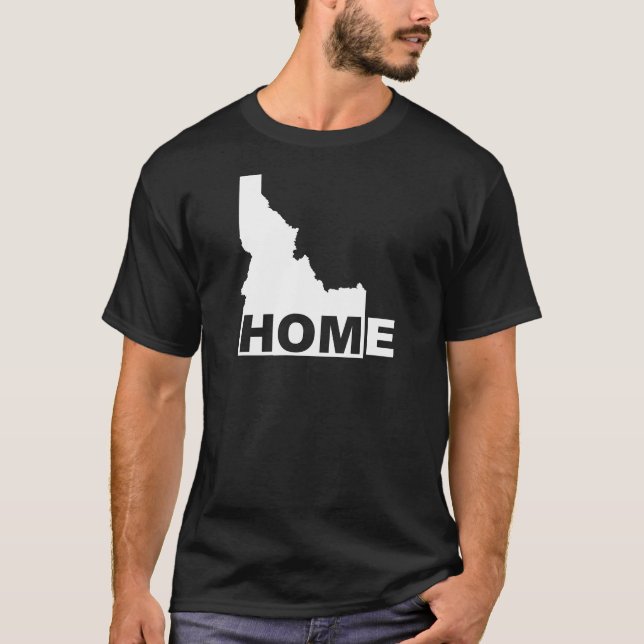 Camisetas Idaho Casa Longe do Estado (Frente)