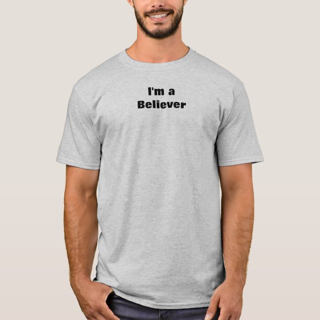 Camisetas I'm a Believer masculinas Camisetas Pers (Frente)