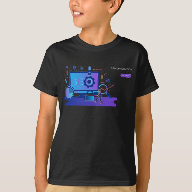 camisetas infantis elegantes (Frente)