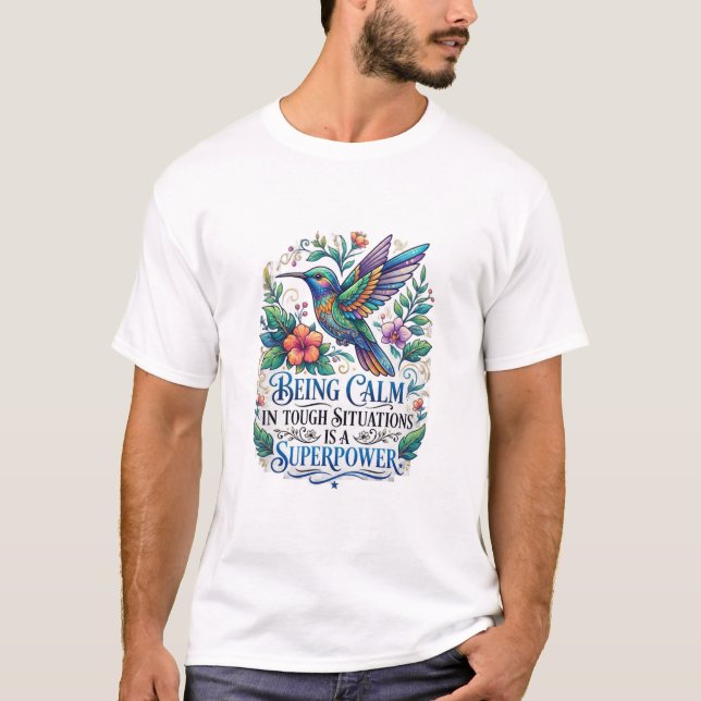 Camisetas Inspiradas em Beija-flor (Frente)
