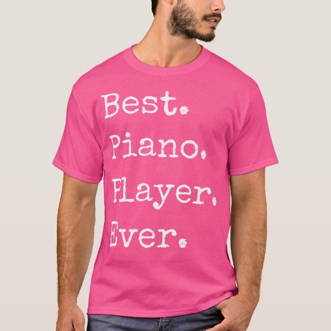 Camisetas Legais de Piano. Melhores Presentes Para (Frente)