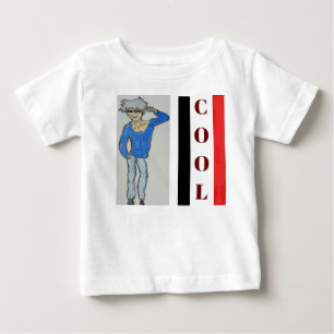 Camisetas legais impressas para bebês meninos Esti