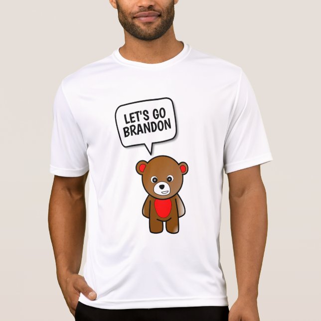 CAMISETAS LET'S GO BRANDON TEDDY BEAR (Frente)