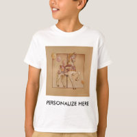 Camisetas leves para crianças - Carrossel de pônei