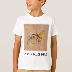 Camisetas leves para crianças - Carrossel Tiger
