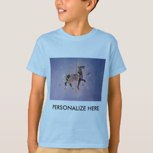 Camisetas leves para crianças - Petaluma Carousel 
