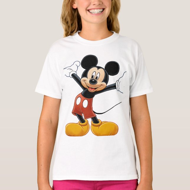 Camisetas Mágicas de Mickey: Diversão e Aventura p (Frente)