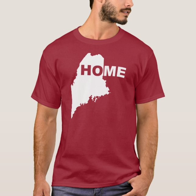 Camisetas Maine Casa Longe do Estado (Frente)