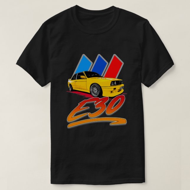 camisetas masculinas bmw e30 (Frente do Design)