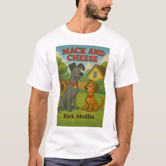 Camisetas masculinas Mack and Cheese