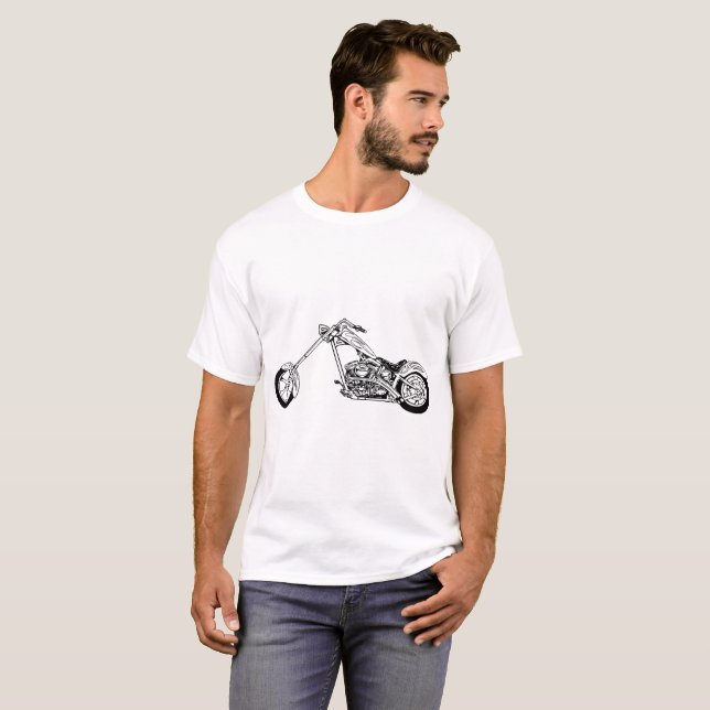 Camisetas masculinas - Moto (Frente Completa)