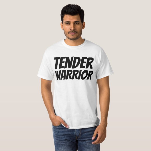 Camisetas masculinas TENDER WARRIOR (Frente Completa)