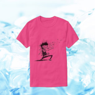 Camisetas masculinas Zombie Morta Inmorta, Monstro