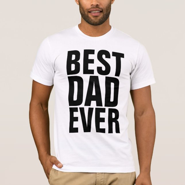 Camisetas MELHOR PAI DE TODOS OS TEMPOS (Frente)