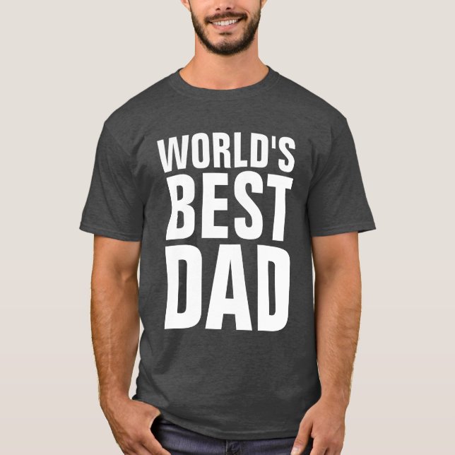 CAMISETAS MELHORES PAIS DO MUNDO (Frente)