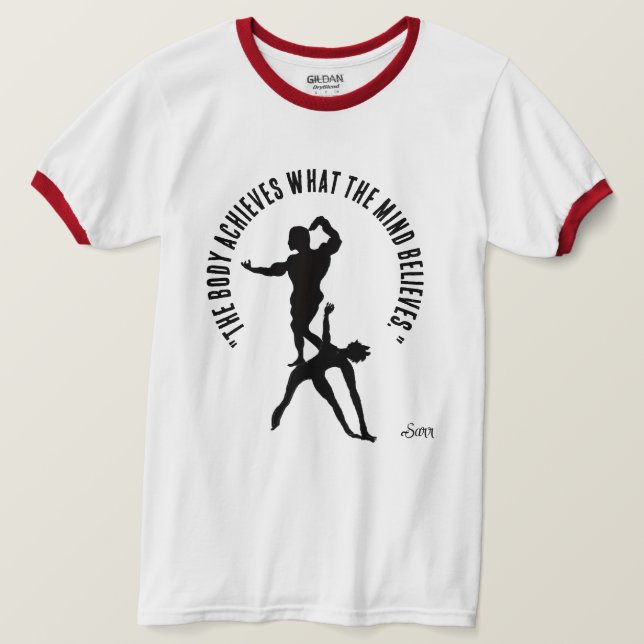Camisetas : Mentalidade Positiva  (Frente do Design)