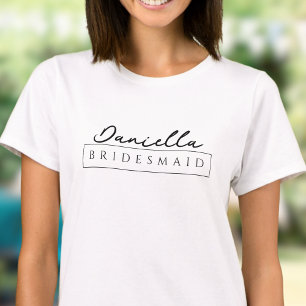 Camisetas Minimalistas e Elegantes para Despedida