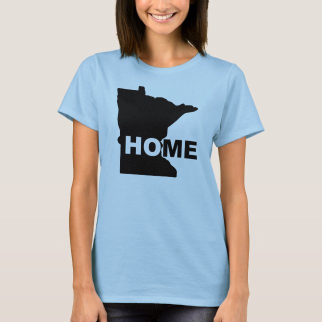 Camisetas Minnesota Casa Longe do Estado (Frente)
