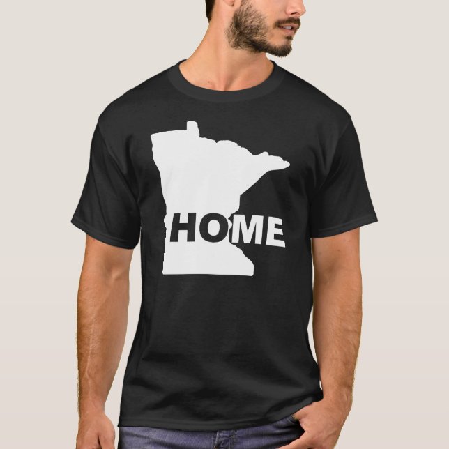 Camisetas Minnesota Casa Longe do Estado (Frente)