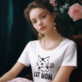 CAMISETAS MOM CAT