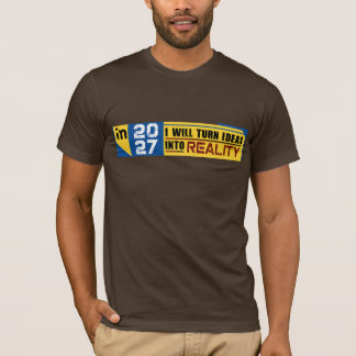 Camisetas motivacionais este ano ou no próximo ano