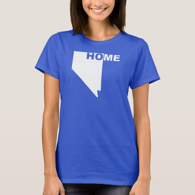 Camisetas Nevada Lar Longe do Estado (Frente)