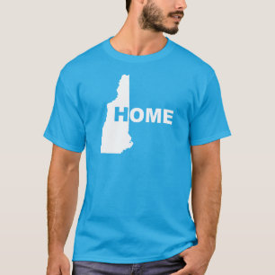 Camisetas New Hampshire Casa Longe do Estado